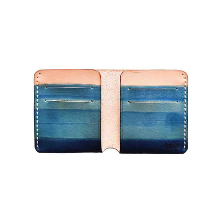 Sakin Leather - Vegetal Minimal Bi-Fold Cüzdan - Cüzdan & Kartlık