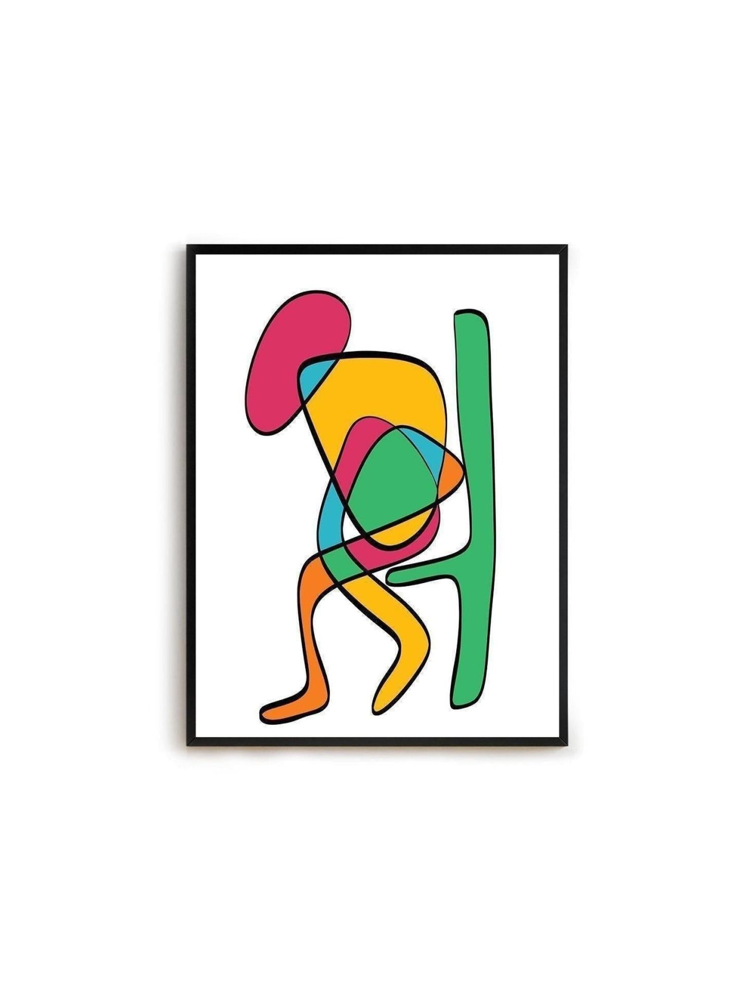 Nerede Oturuyor Bu Adam? Dijital & Fine Art Baskı