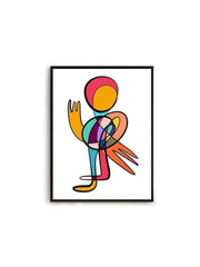 Yalnız Bir Dakika Dijital & Fine Art Baskı