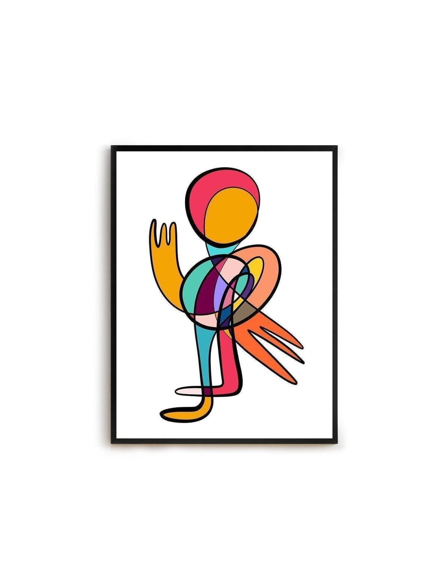Yalnız Bir Dakika Dijital & Fine Art Baskı