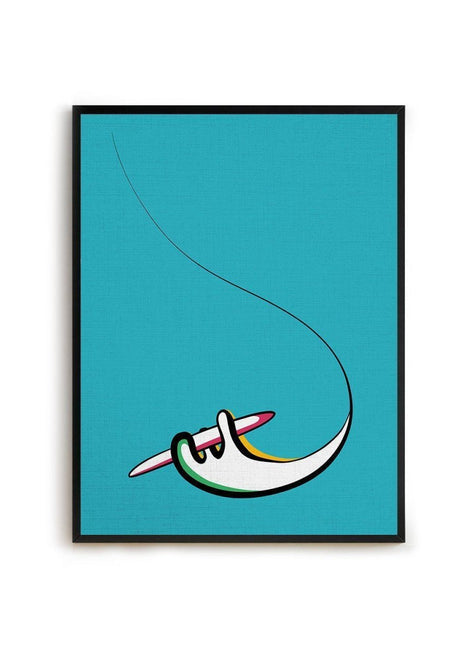 Sarp Süerdaş - Mavi Tekel Dijital & Fine Art Baskı - Baskı