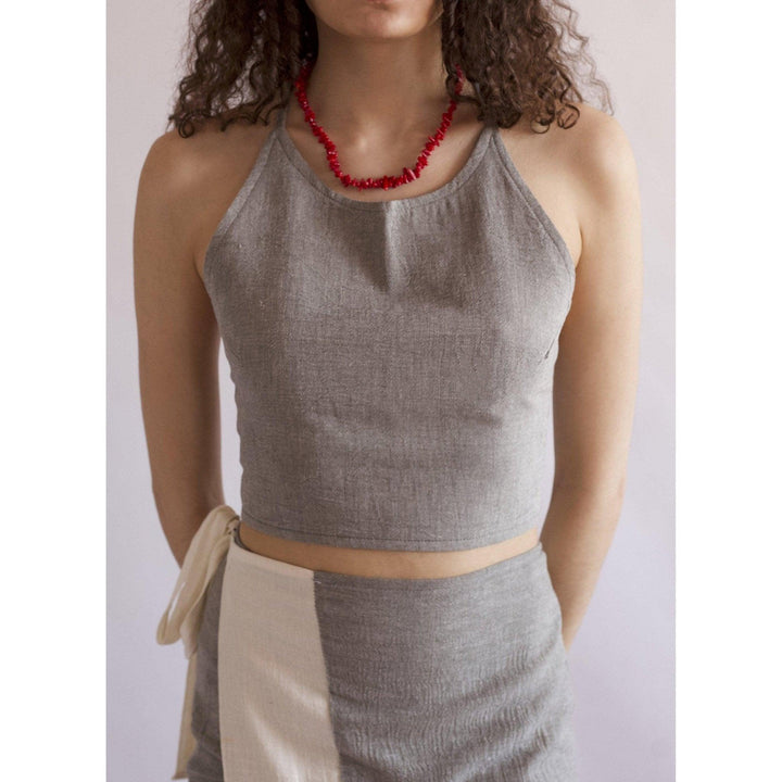 Seawashed Fabrics - Mito Crop Top-Yeşil - Crop Top