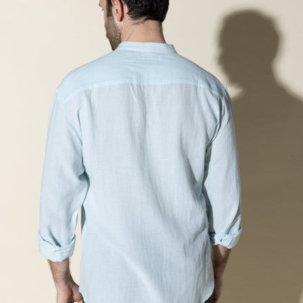 Seawashed Fabrics - Thaumas Mavi Gömlek - Erkek Gömlek