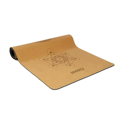 Seeka Yoga - Seeka Yoga Cork Serisi Mandala Yoga Mat - Yoga Matı