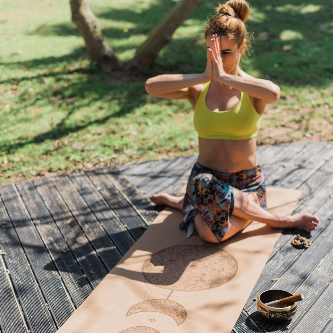 Seeka Yoga Cork Serisi Moon Yoga Mat