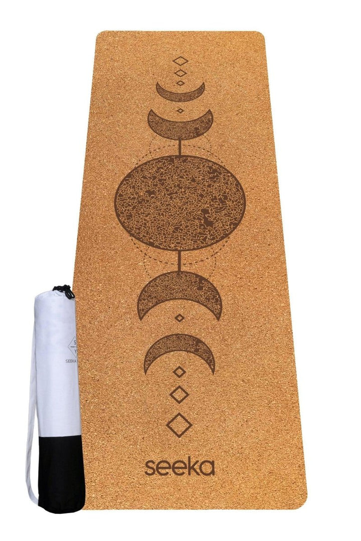 Seeka Yoga Cork Serisi Moon Yoga Mat