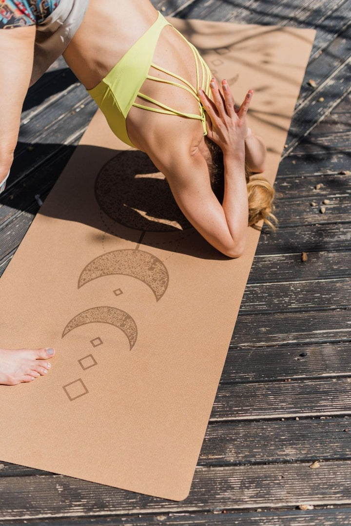 Seeka Yoga Cork Serisi Moon Yoga Mat