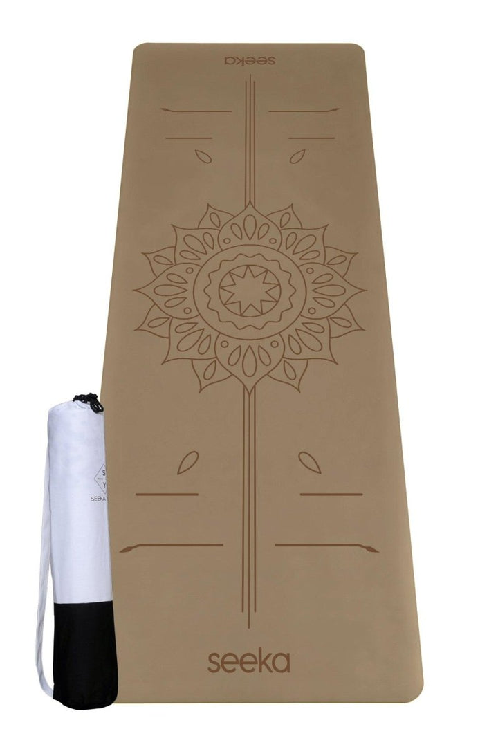 Seeka Yoga - Seeka Yoga Pro Serisi Sun Yoga Mat - Açık Kahverengi - Yoga Matı