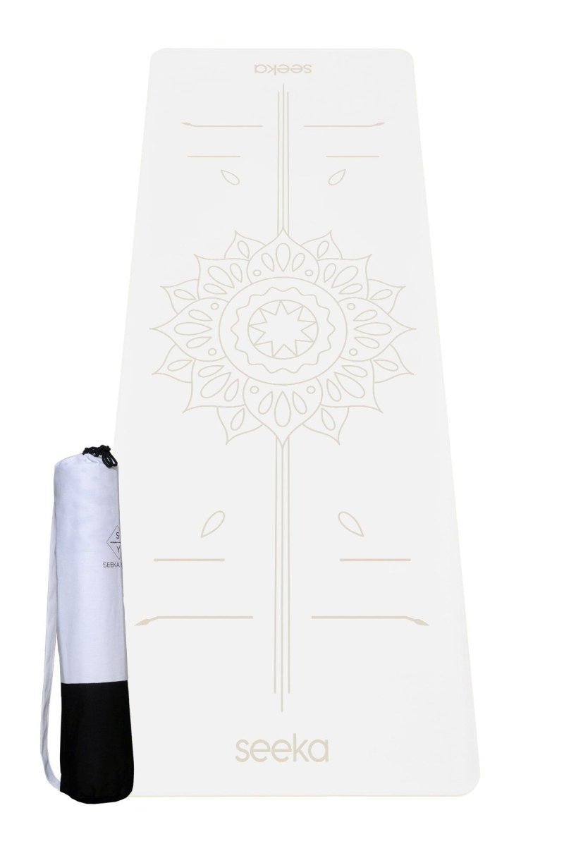 Seeka Yoga Pro Serisi Sun Yoga Mat - Beyaz