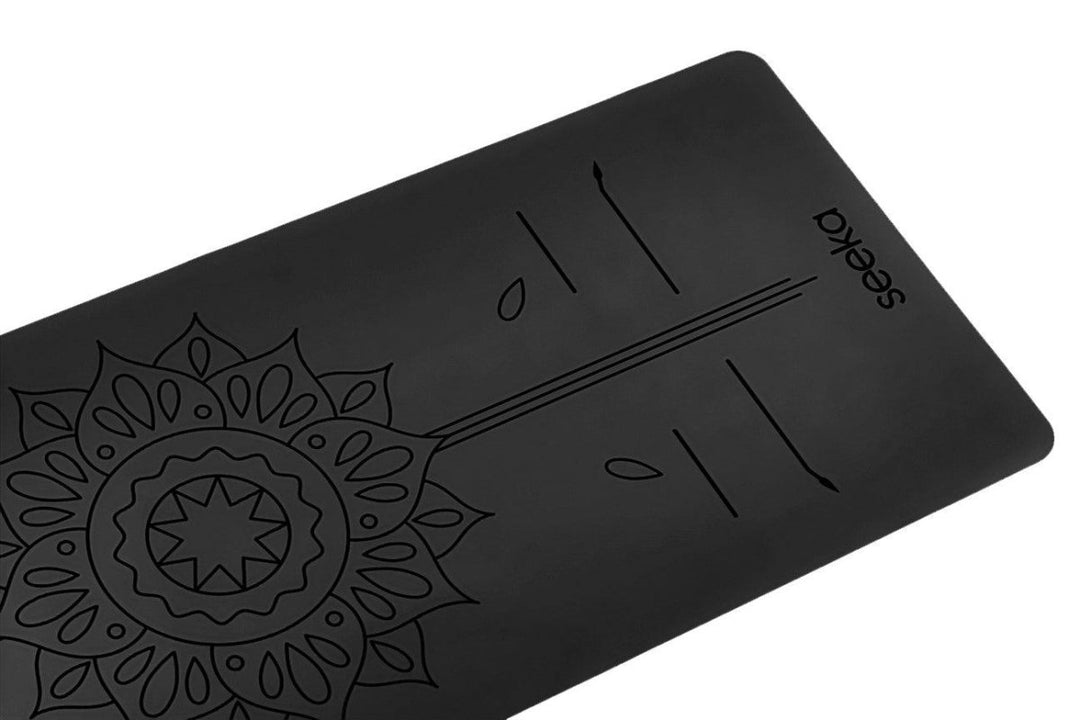 Seeka Yoga - Seeka Yoga Pro Serisi Sun Yoga Mat - Siyah - Yoga Matı