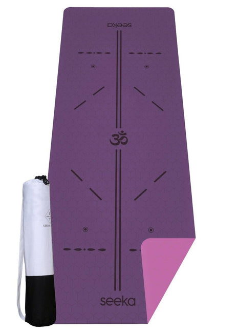 Seeka Yoga - Seeka Yoga Stüdyo Serisi TPE Yoga Mat - Mor - Yoga Matı