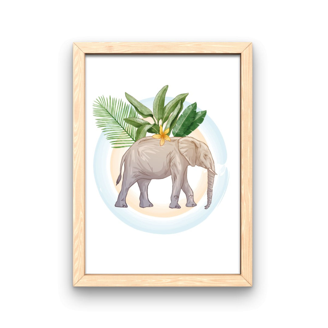 Sodd Design - Animal Fil Çerçeveli Tablo - Art Print