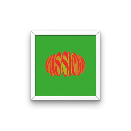 Sodd Design - Colorful Word Beyaz Çerçeveli Tablo - Art Print