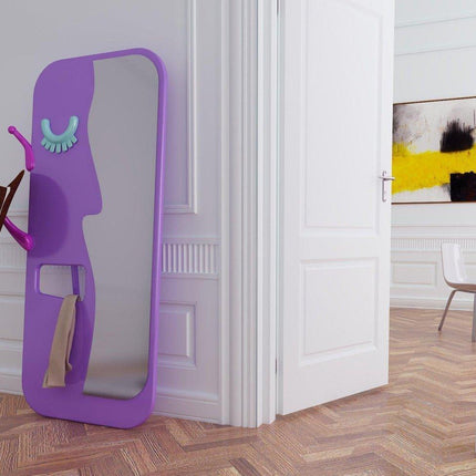Sodd Design - Face to Face L Lila Ayna ve Askılık - Ayna