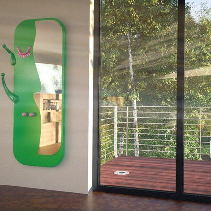 Sodd Design - Face to Face M Yeşil Ayna ve Askılık - Ayna