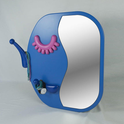 Sodd Design - Face to Face S Mavi Ayna ve Askılık - Ayna