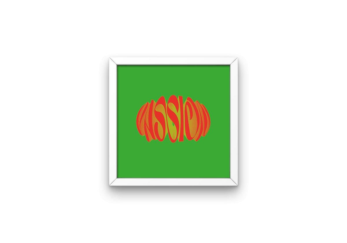 Colorful Word Beyaz Çerçeveli Tablo