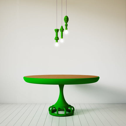 Sodd Design - Jellyfish Yeşil Yuvarklak Masa - Masa