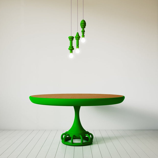 Sodd Design - Jellyfish Yeşil Yuvarklak Masa - Masa