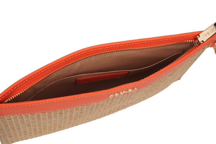 SOU-BA - Wicker Clutch Orange - Clutch