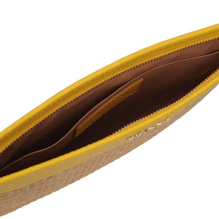 SOU-BA - Wicker Clutch Yellow - Clutch