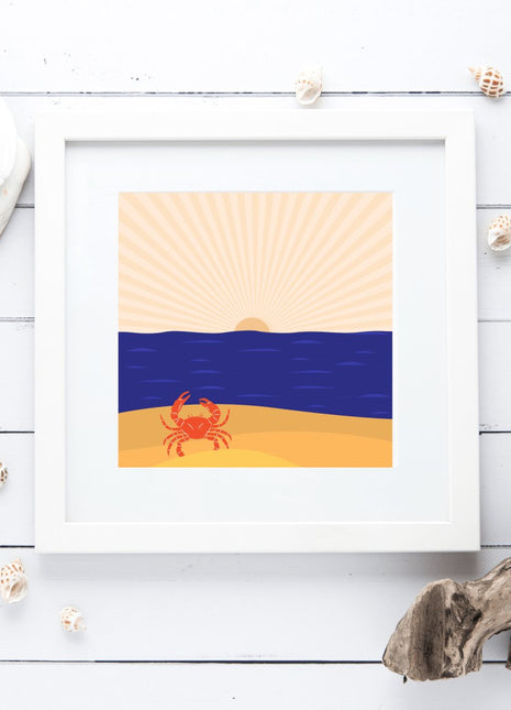 Studio Ovata - Oh Crab! Art Print Baskı - Art Print