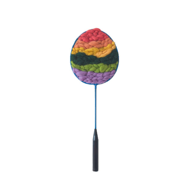 Studio Potato - Sunrise Dekoratif Badminton Raketi - Duvar Aksesuarı