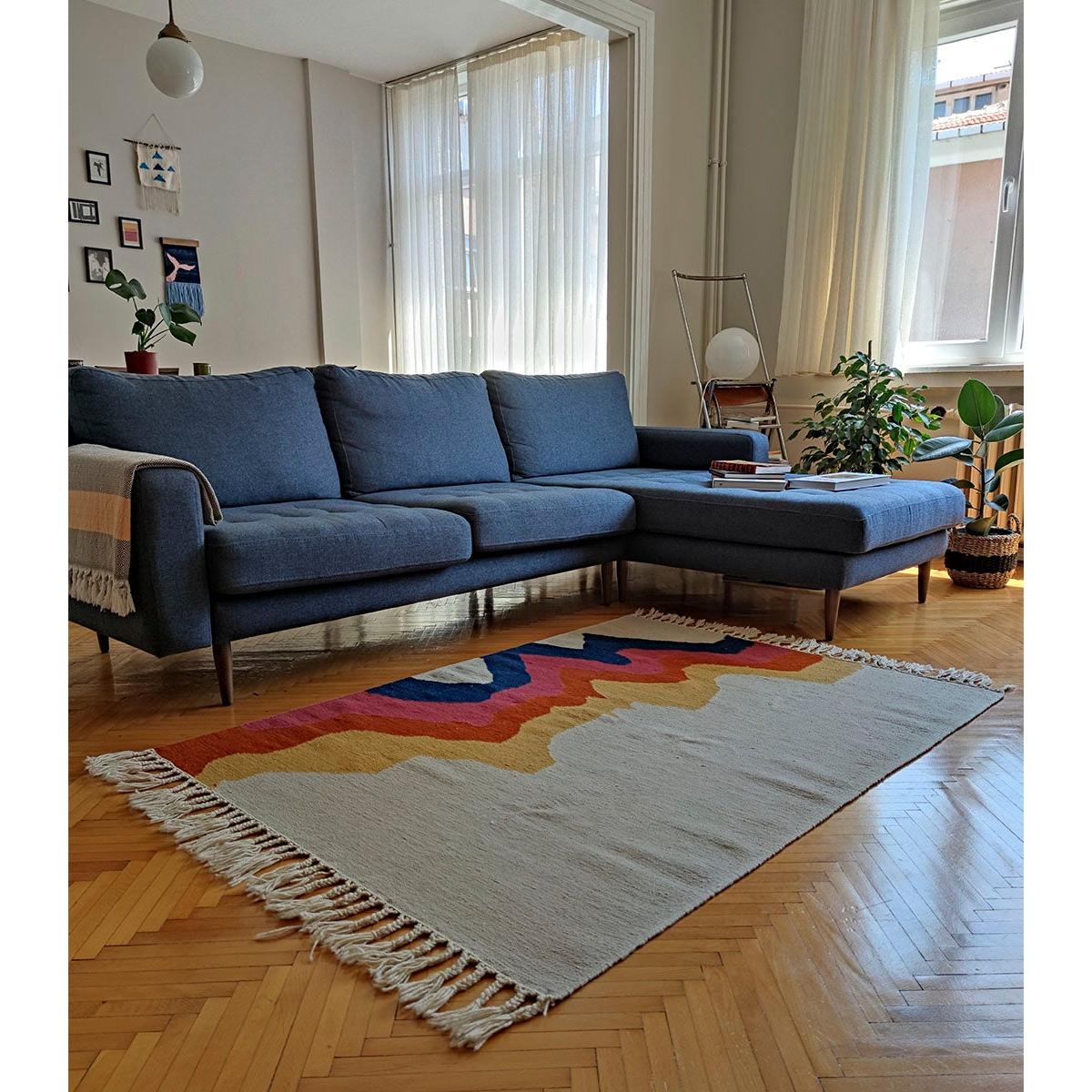 Terra Potta El Dokuması Kilim