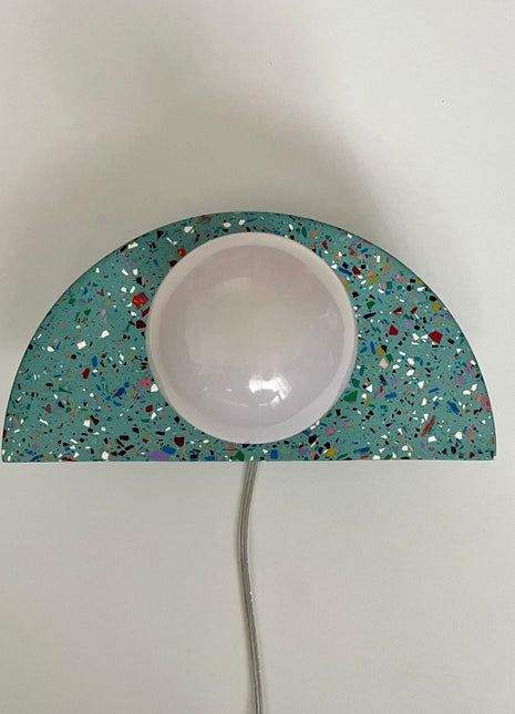 Tehanu Terrazzo - Terrazzo Yarım Daire Aplik No.103 - Aplik