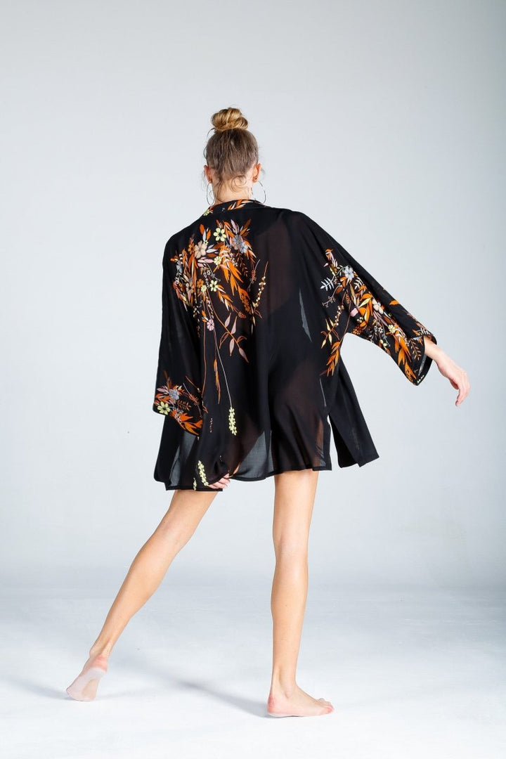 The Beach - Retro Kısa Kimono - Kimono