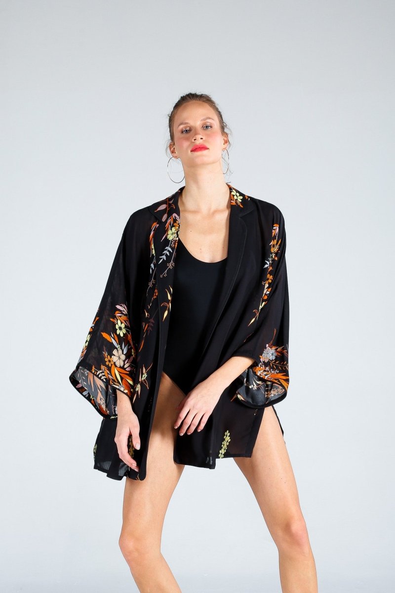 The Beach - Retro Kısa Kimono - Kimono