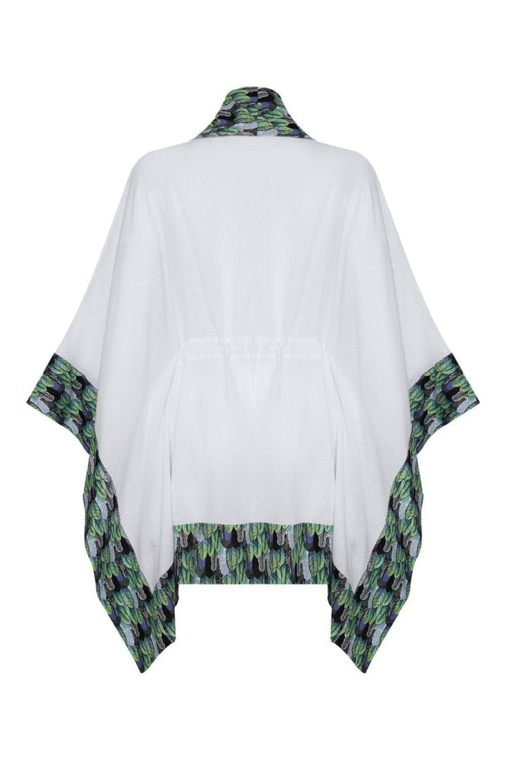 Unexpectedone - Summer Queen Kimono – Leaves - Kimono