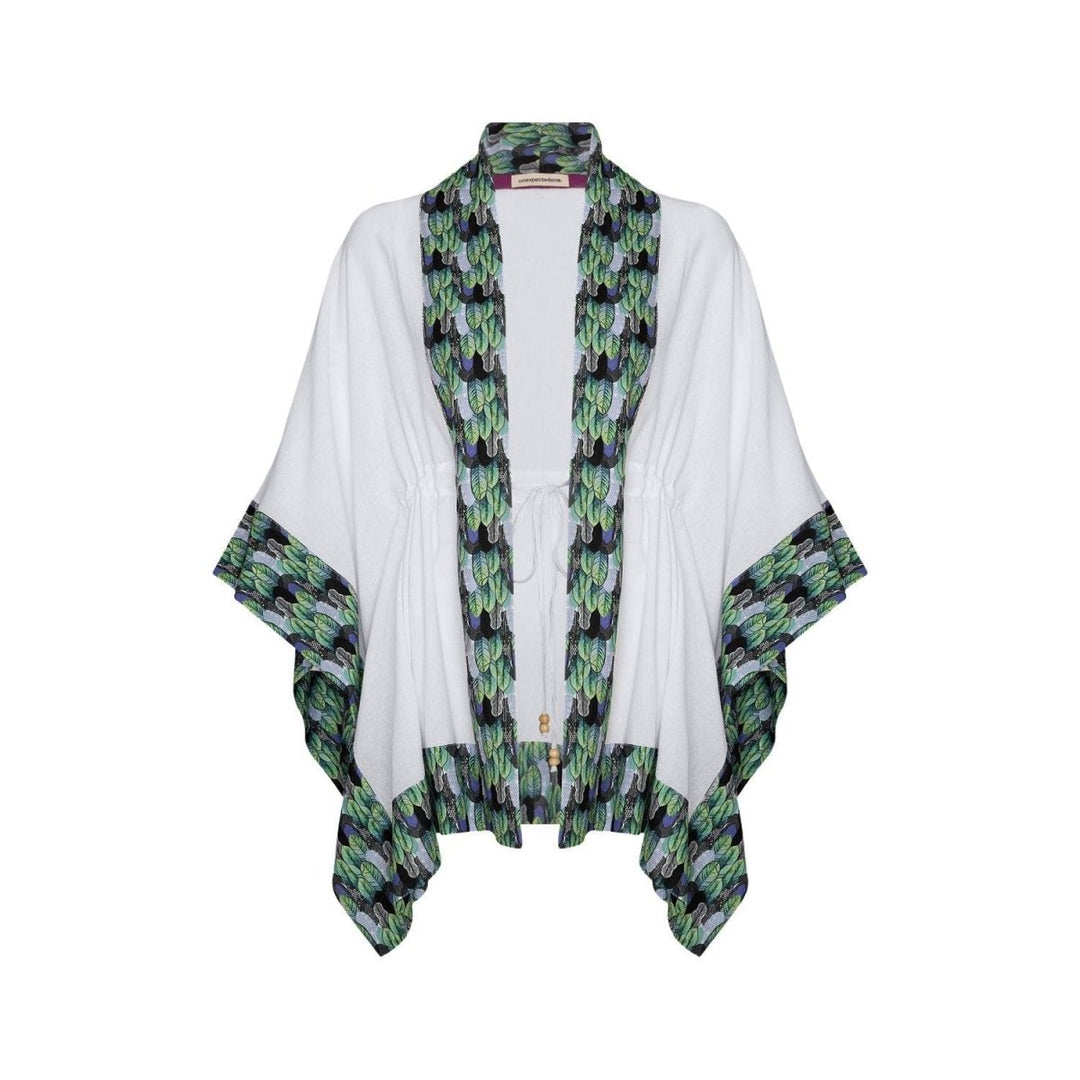 Unexpectedone - Summer Queen Kimono – Leaves - Kimono