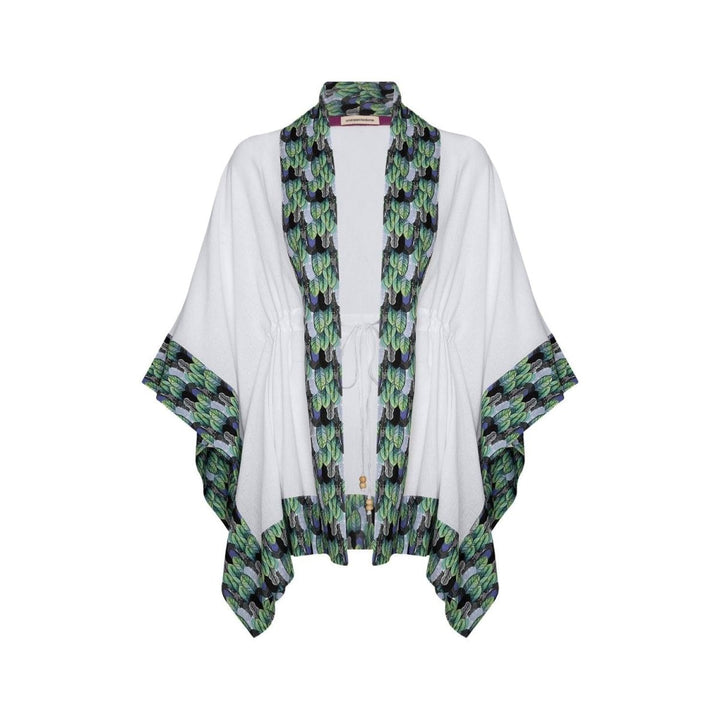 Unexpectedone - Summer Queen Kimono – Leaves - Kimono