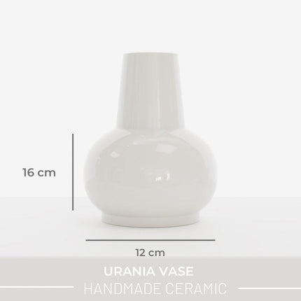 Urania Design - El Yapımı Minimalist Seramik Vazo - Vazo