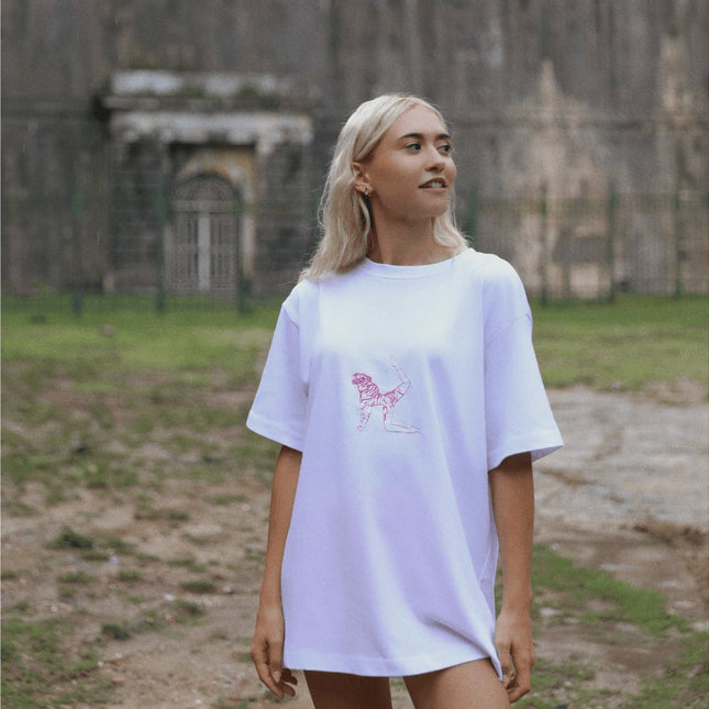 Zeez Reflect Studio - Tiger Kadın Oversize Tişört - Tişört